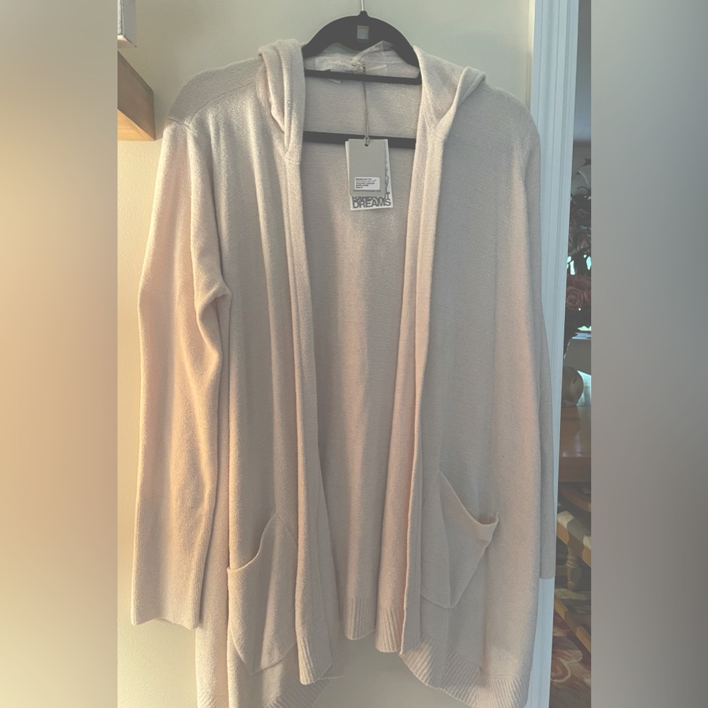 Barefoot Dreams Ultra Lite Hooded Seashore Cardigan